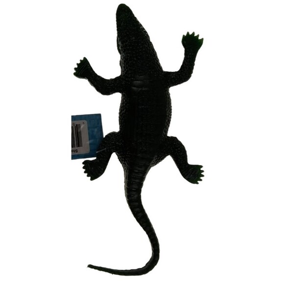 Crocodile Toy Major Life Like Stretchable Squishy Alligator Croc Toy Beaded Blip - Picture 12 of 13